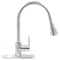 Novatto Dual Action Single Lever Pull-down Kitchen Faucet in Brushed Nickel NKF-H14BN-D - alternate 3